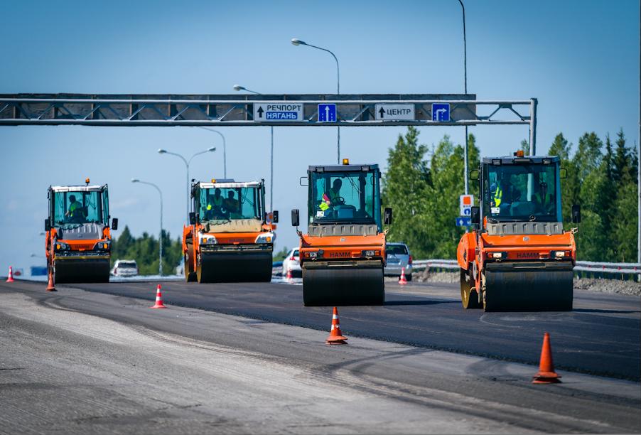 Ханты-Мансийский автономный округ, транспортная развязка на пересечении автомобильных дорог г.Ханты-Мансийск - г.Тюмень